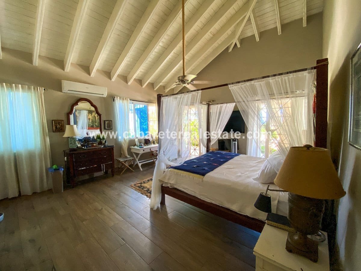 Maison à étage de 3 chambres à Sosua chambre principale Maison à étage de 3 chambres à Sosua chambre principale