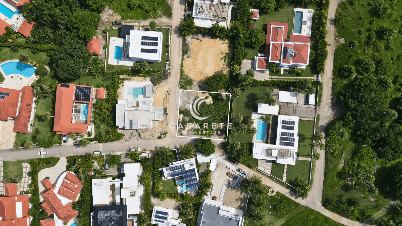 Luftaufnahme von Ocean Proximity Home