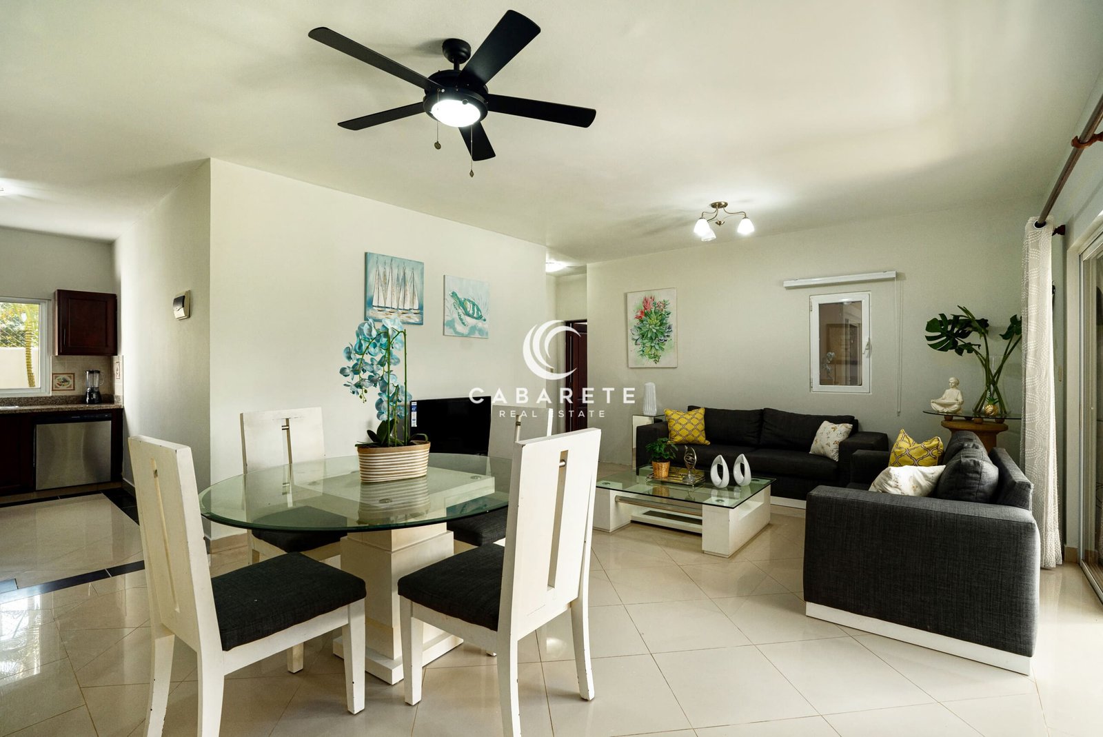 Dining Area of 2 bedroom garden condo in Pro Cab