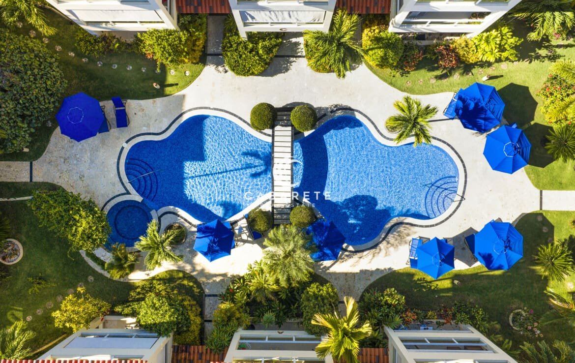 Resort style pool and gardens at Pro Cab Cabarete 1170x738